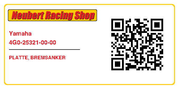 Yamaha 4G0-25321-00-00
