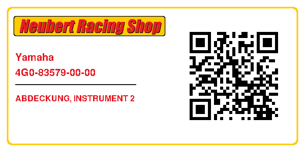 Yamaha 4G0-83579-00-00