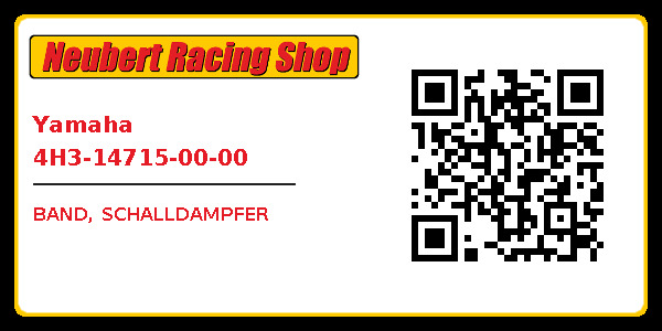 Yamaha 4H3-14715-00-00
