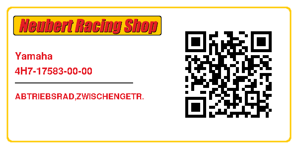 Yamaha 4H7-17583-00-00