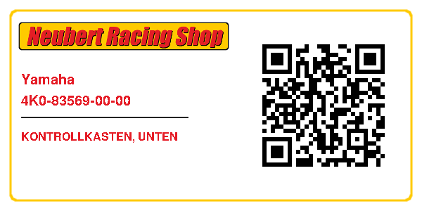 Yamaha 4K0-83569-00-00