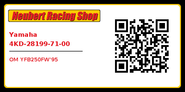Yamaha 4KD-28199-71-00