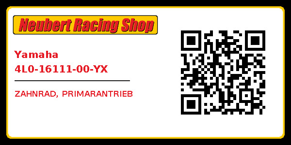 Yamaha 4L0-16111-00-YX
