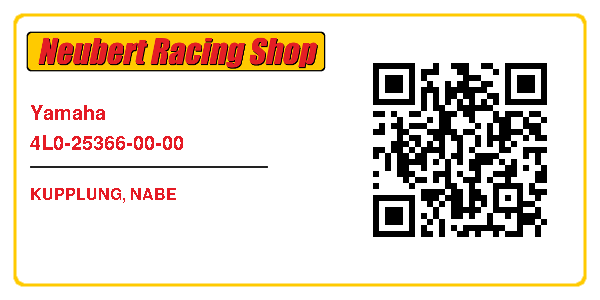 Yamaha 4L0-25366-00-00