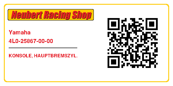 Yamaha 4L0-25867-00-00