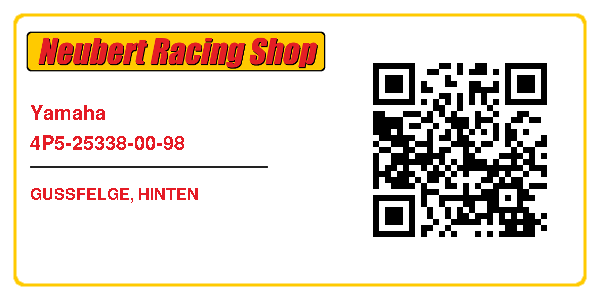 Yamaha 4P5-25338-00-98