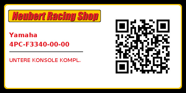 Untere Konsole komplett Yamaha 4PC-F3340-00-00