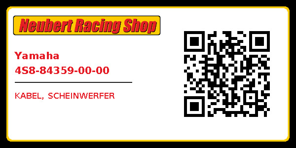 Yamaha 4S8-84359-00-00