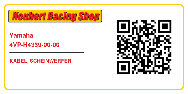 Yamaha 4VP-H4359-00-00