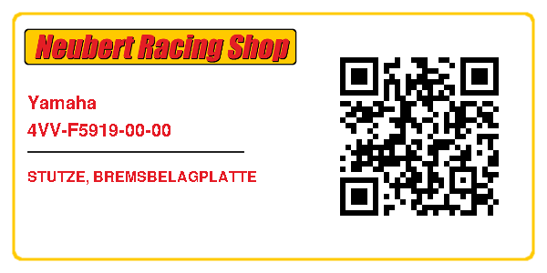 Yamaha 4VV-F5919-00-00