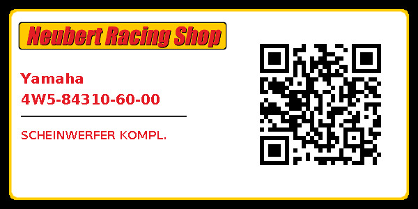 Yamaha 4W5-84310-60-00