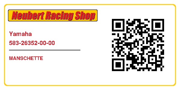 Yamaha 583-26352-00-00