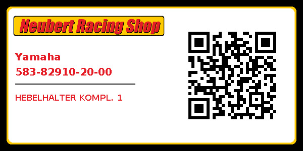 Yamaha 583-82910-20-00