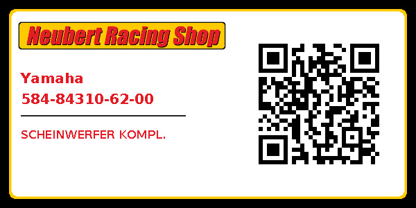 Yamaha 584-84310-62-00