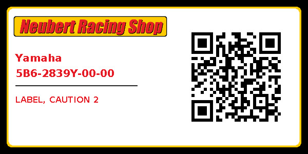 Yamaha 5B6-2839Y-00-00