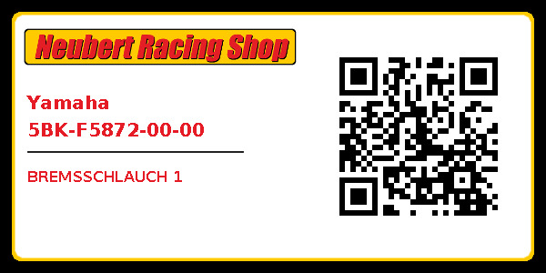 Yamaha 5BK-F5872-00-00