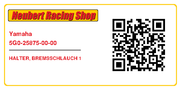 Yamaha 5G0-25875-00-00