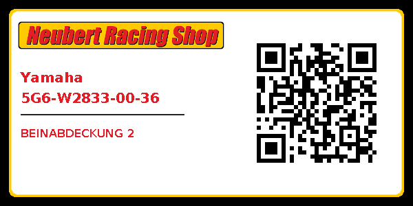 Yamaha 5G6-W2833-00-36
