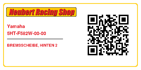 Yamaha 5HT-F582W-00-00