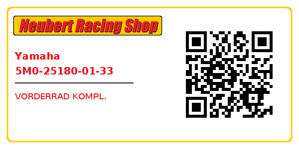 Yamaha 5M0-25180-01-33