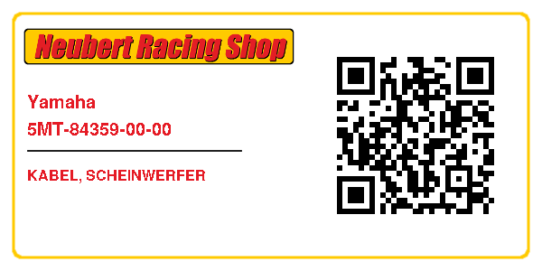 Yamaha 5MT-84359-00-00