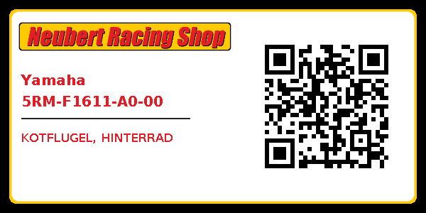 Yamaha 5RM-F1611-A0-00