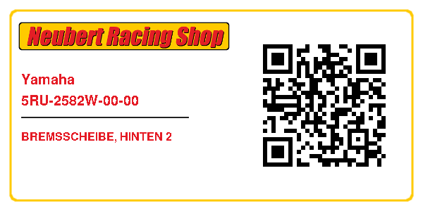 Yamaha 5RU-2582W-00-00