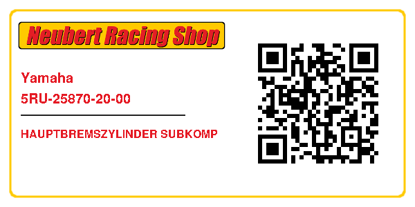 Yamaha 5RU-25870-20-00