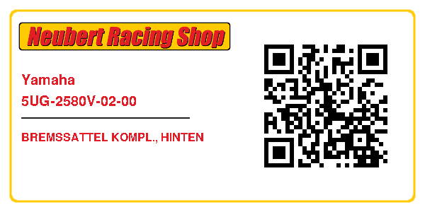 Yamaha 5UG-2580V-02-00
