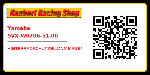 Yamaha 5VX-W0706-51-00