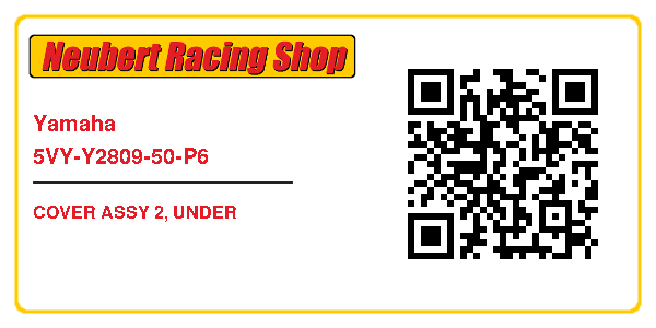 Yamaha 5VY-Y2809-50-P6