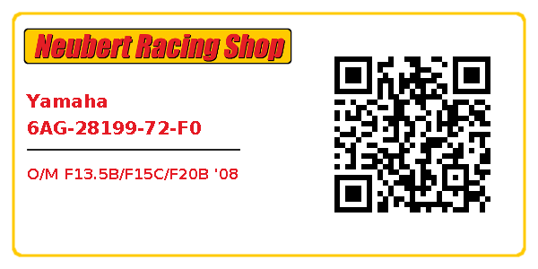 Yamaha 6AG-28199-72-F0