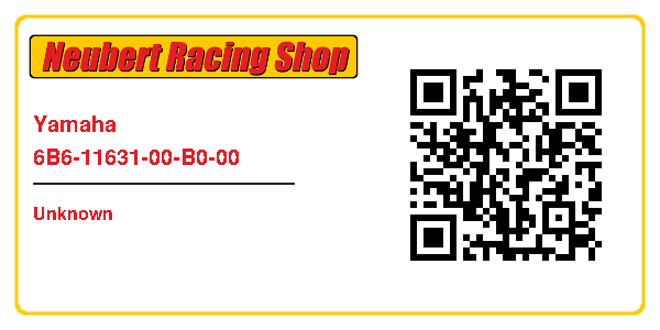 Yamaha 6B6-11631-00-B0-00