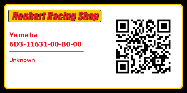 Yamaha 6D3-11631-00-B0-00