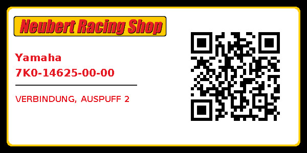 Yamaha 7K0-14625-00-00