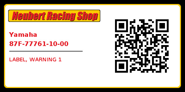 Yamaha 87F-77761-10-00