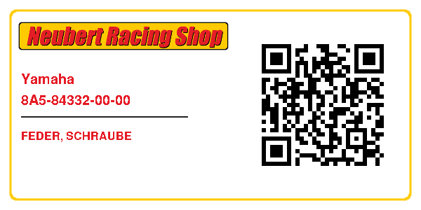 Yamaha 8A5-84332-00-00