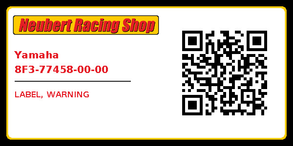 Yamaha 8F3-77458-00-00