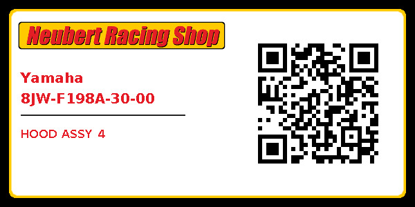 Yamaha 8JW-F198A-30-00