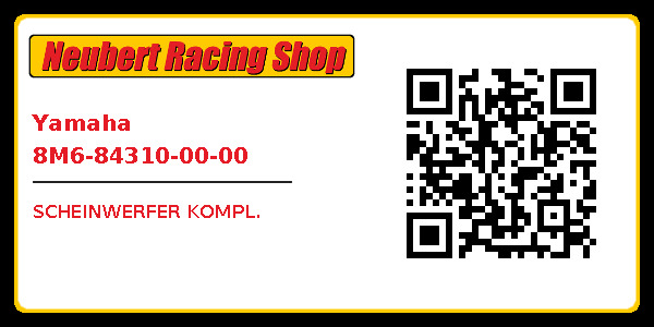 Yamaha 8M6-84310-00-00