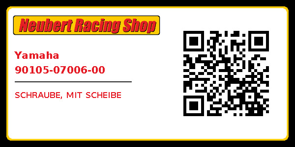 Yamaha 90105-07006-00