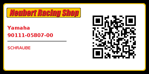 Yamaha 90111-05807-00