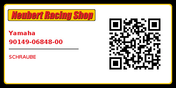 Yamaha 90149-06848-00
