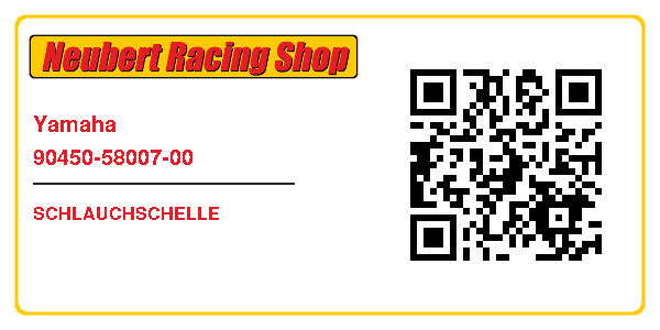 Yamaha 90450-58007-00