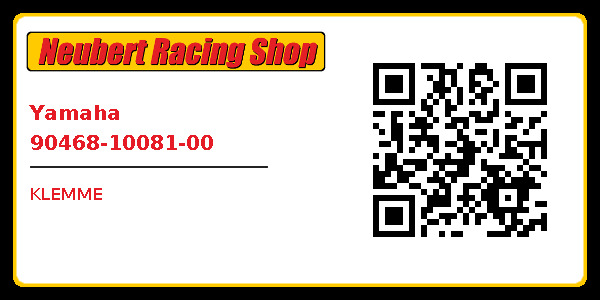 Yamaha 90468-10081-00