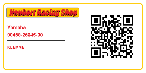 Yamaha 90468-26045-00