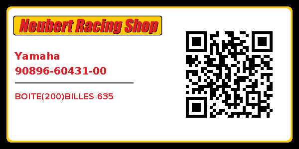 Yamaha 90896-60431-00