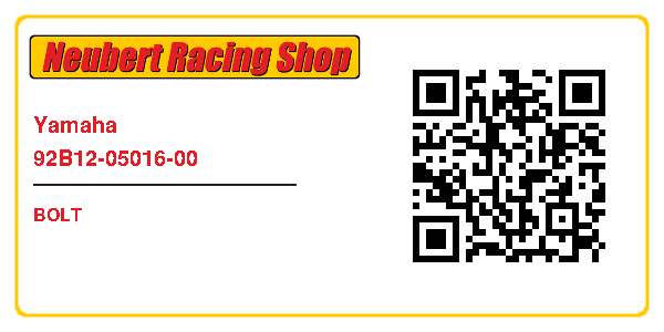 Yamaha 92B12-05016-00