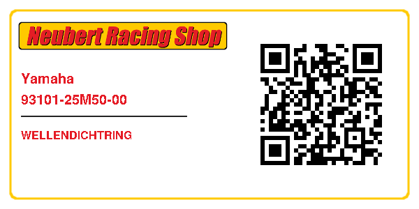 Yamaha 93101-25M50-00