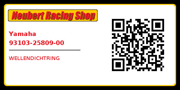 Yamaha 93103-25809-00